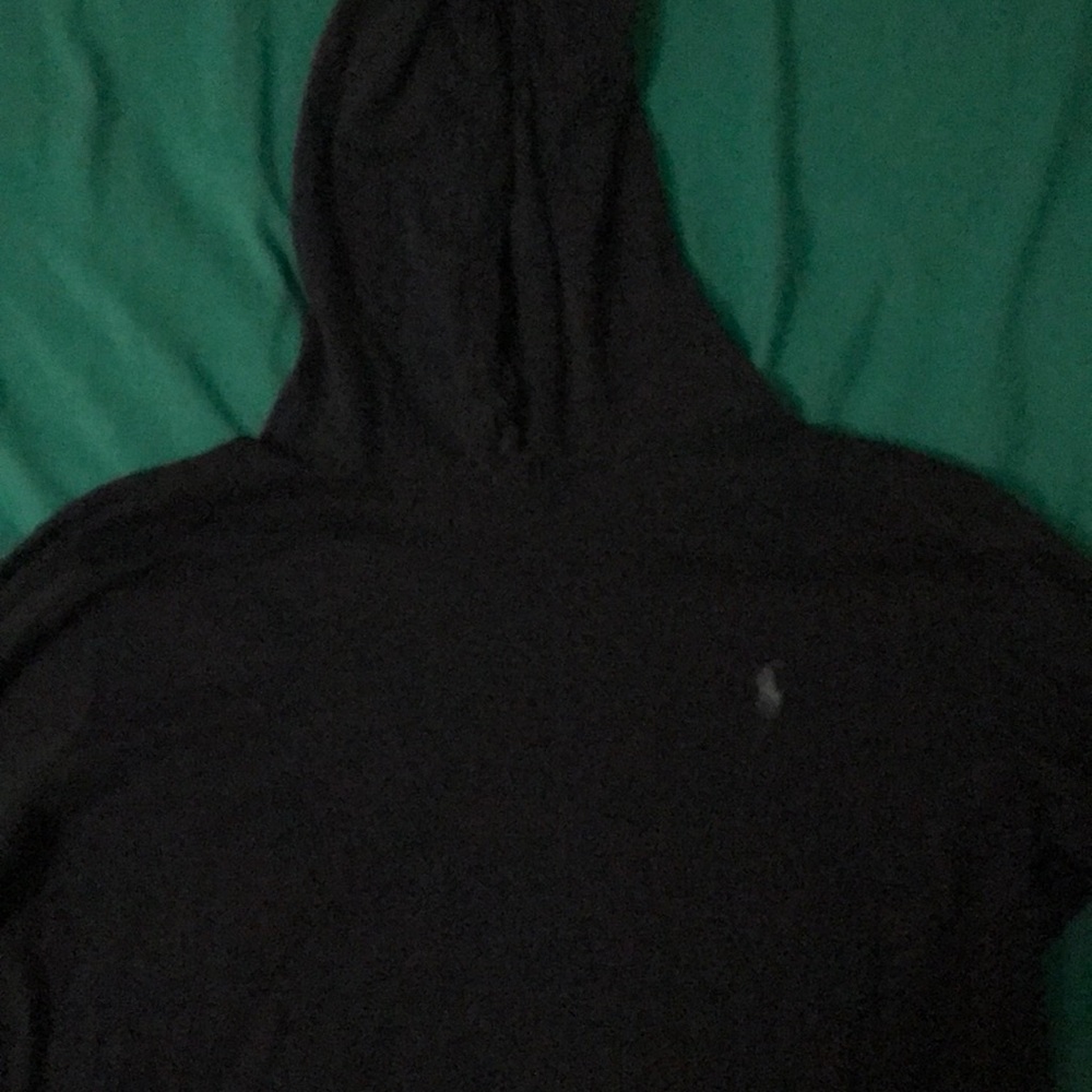 Navy blue polo hoodie